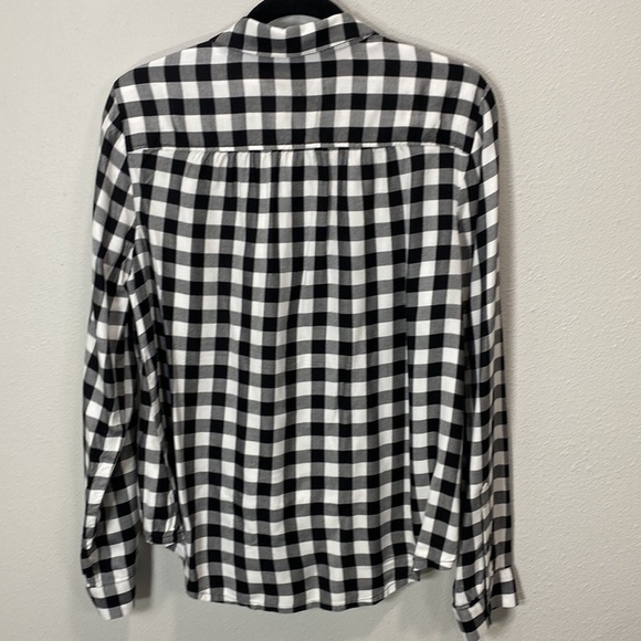 Madewell Wrap-Front Shirt in Buffalo Check j 8069 - Picture 8 of 10